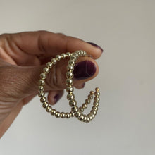 Load image into Gallery viewer, Beaded Hoop Earrings