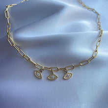 Load image into Gallery viewer, Evil Eye Charm Necklace