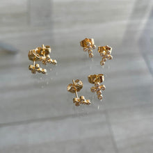 Load image into Gallery viewer, Mini Cross Stud Earrings