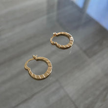 Load image into Gallery viewer, Mykonos Huggie Hoop Earrings