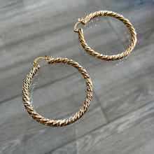 Load image into Gallery viewer, Stunna Large Hoop Earrings