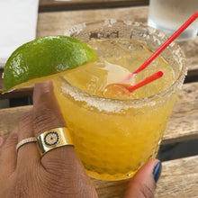 Load image into Gallery viewer, Wide Evil Eye Ring