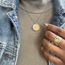 Load image into Gallery viewer, Wide Evil Eye Ring