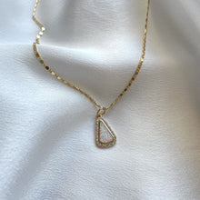 Load image into Gallery viewer, White Opal Teardrop Pendant Necklace