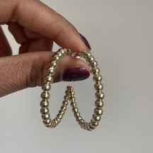 Beaded Hoop Earrings