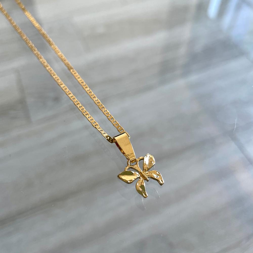 Butterfly Pendant Necklace