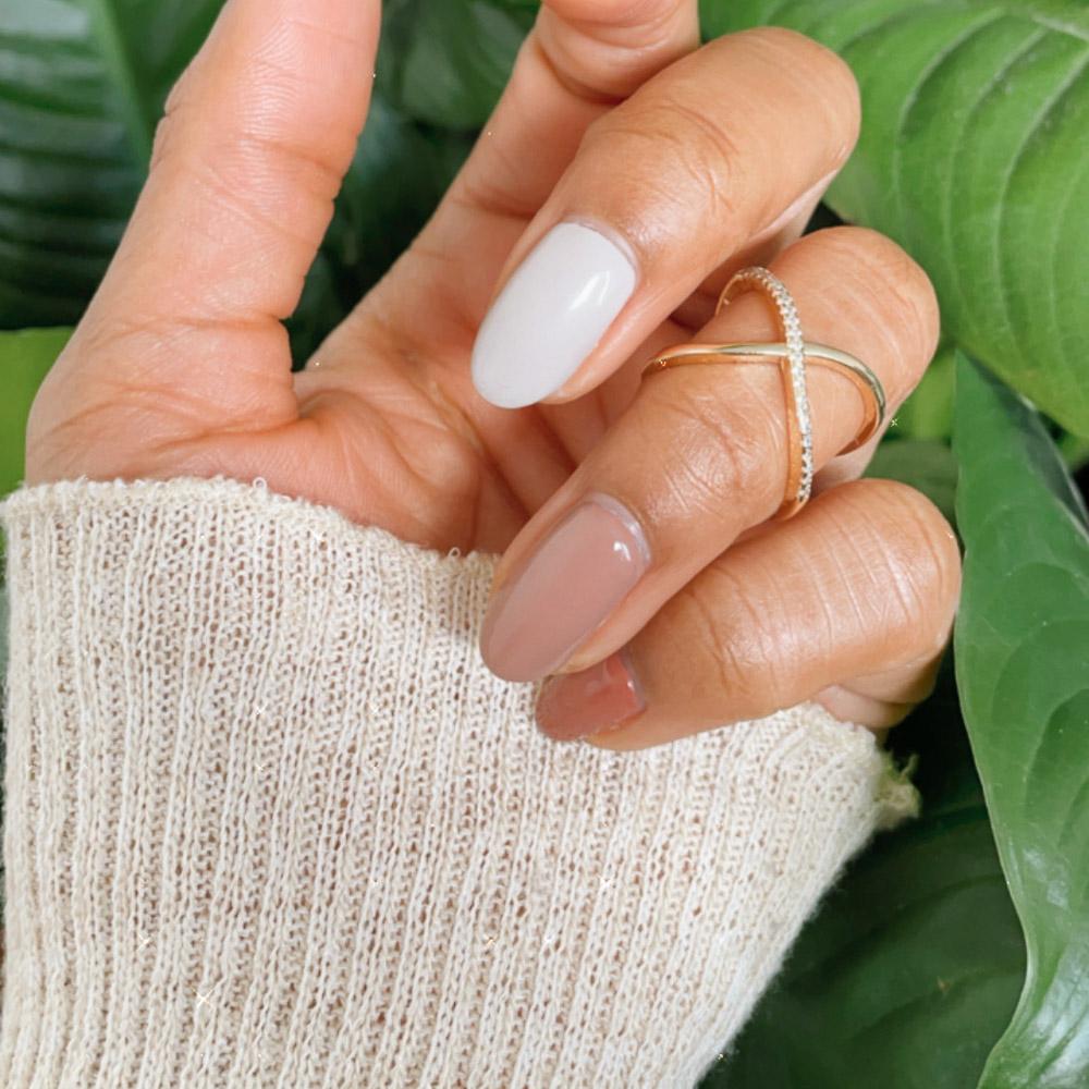 Criss Cross Pave Ring