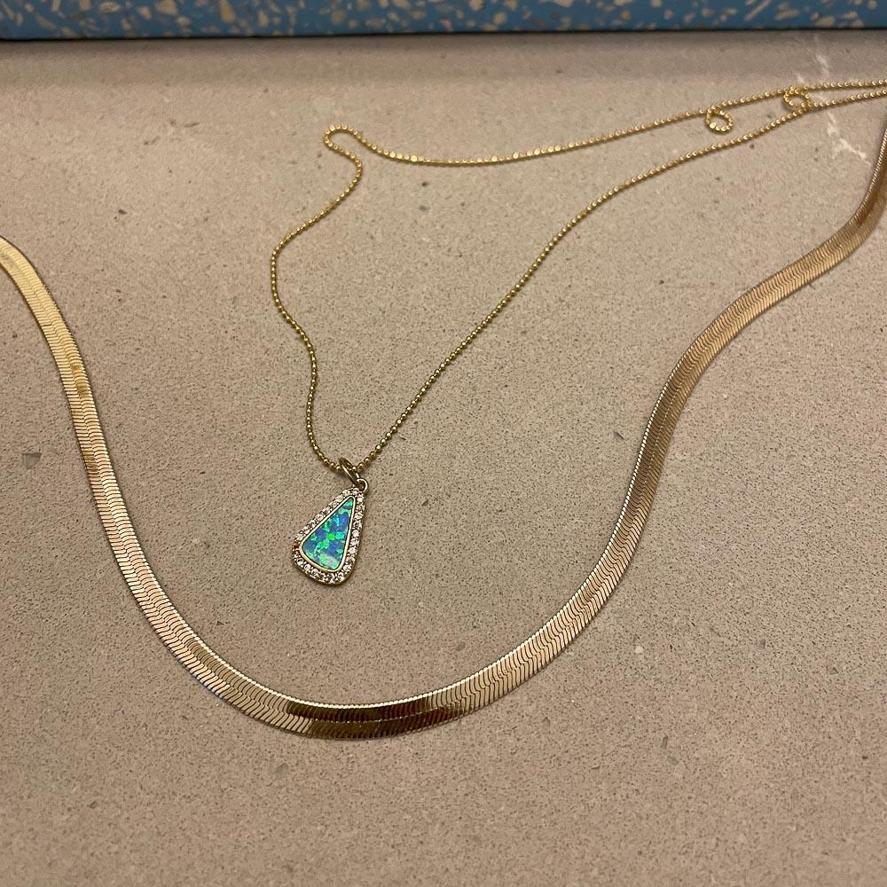 Flat Snake Herringbone Chain