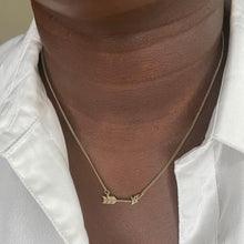 Load image into Gallery viewer, Love Struck Arrow Necklace

