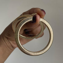 Queen Hoop Earrings Large