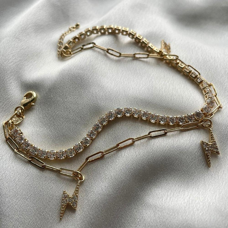 Striker Double Chain Anklet